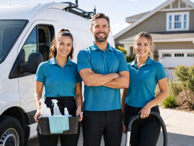 Glistening Image cleaning team serving Twin Falls offices businesses and residential windows